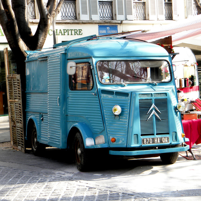 "Citroen truck" stock image