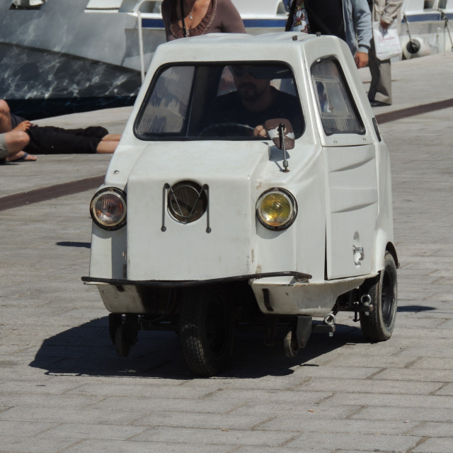 "Mini Comtesse 1975" by Amit Mendelsohn - £50.00 "Mini Comtesse 1975" stock image