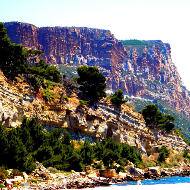 "Cassis the cliff" stock image