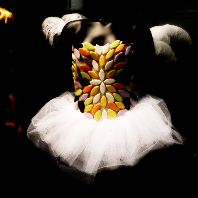 "A dress with candies on" by Amit Mendelsohn - £50.00 "A dress with candies on" stock image