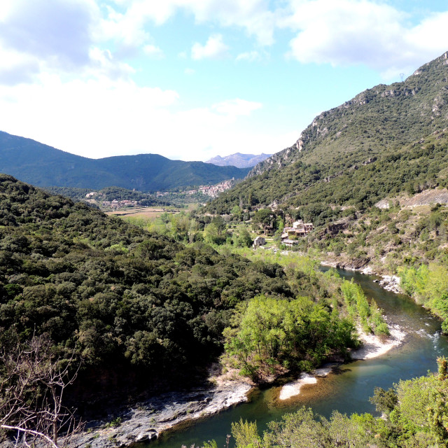 "River in Héraut" stock image