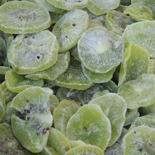 "dried kiwi" stock image