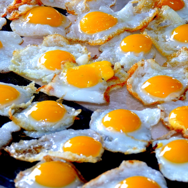 "sunny side up eggs" stock image