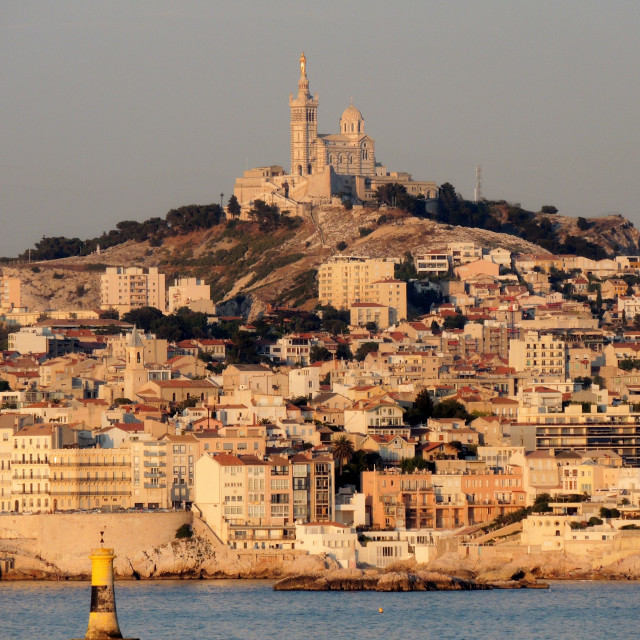 "Marseille's coastline" stock image