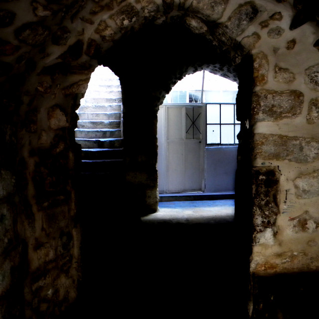 "An Alley - Jerusalem" by Amit Mendelsohn - £50.00 "An Alley - Jerusalem" stock image