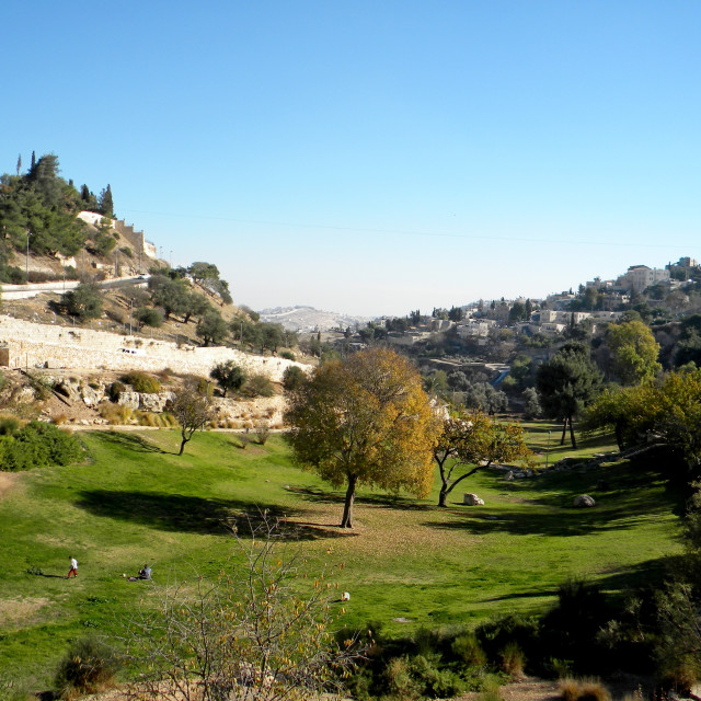 "Ben hinom Valley - Jerusalem" stock image