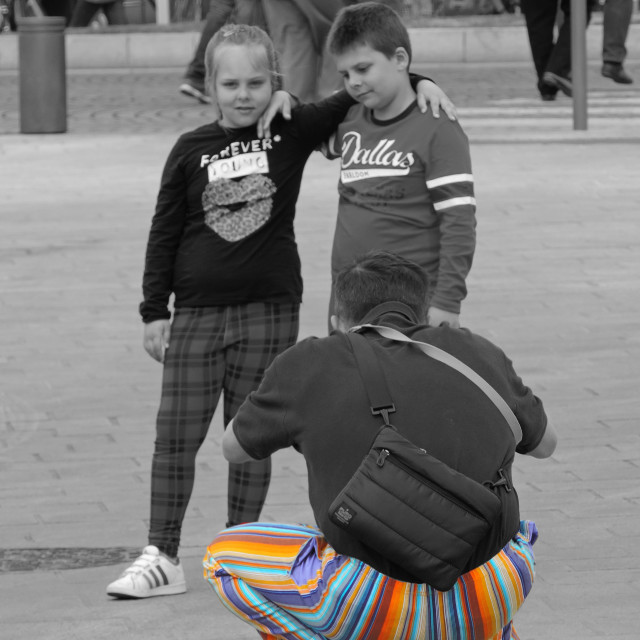 "Papa's trousers" by Amit Mendelsohn - £50.00 "Papa's trousers" stock image