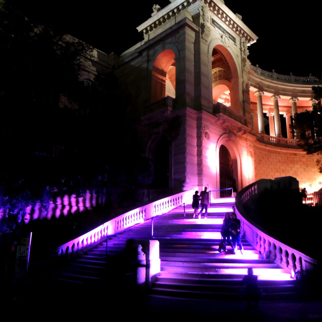 "Longchamp palace in a special light" stock image