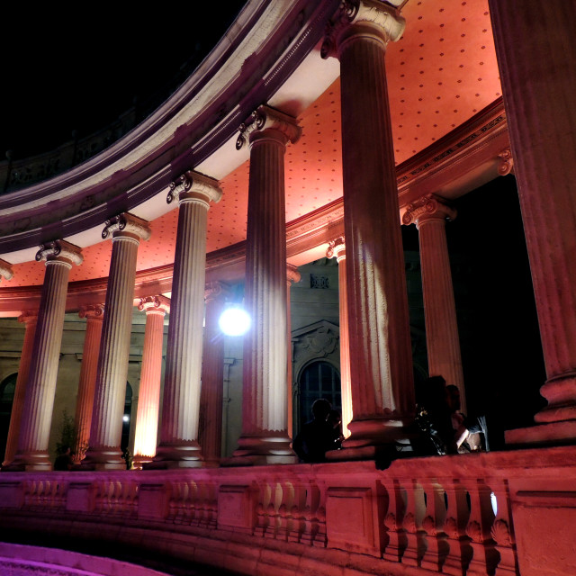 "Longchamp palace in a special light" by Amit Mendelsohn - £50.00 "Longchamp palace in a special light" stock image