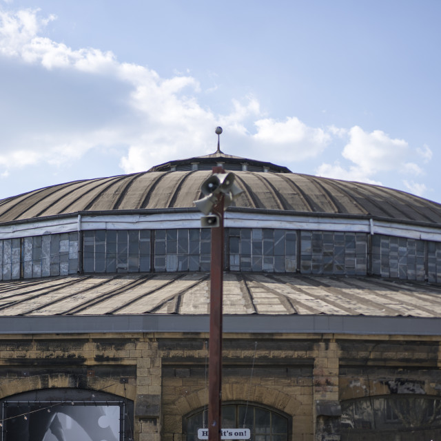 "Former Locomotive Shed" stock image