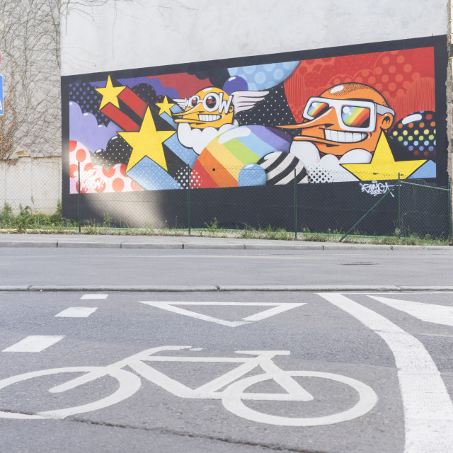 "Traffic Calming in Luxemburg" stock image