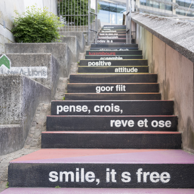 "Street Art Stairs" stock image