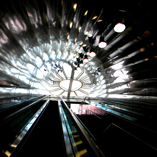 "way out of the metro station" by Amit Mendelsohn - £50.00 "way out of the metro station" stock image