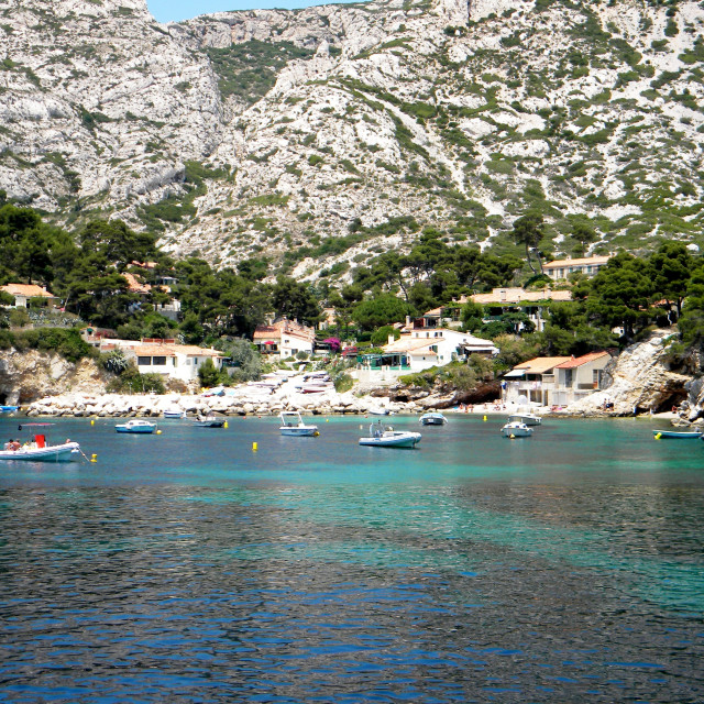 "The creeks - Calanques" by Amit Mendelsohn - £50.00 "The creeks - Calanques" stock image