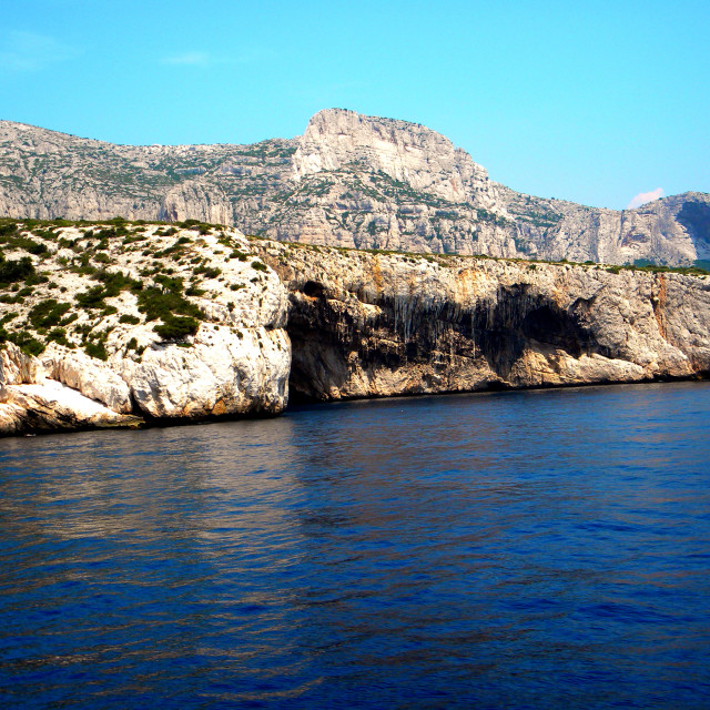 "The creeks - Calanques" by Amit Mendelsohn - £50.00 "The creeks - Calanques" stock image