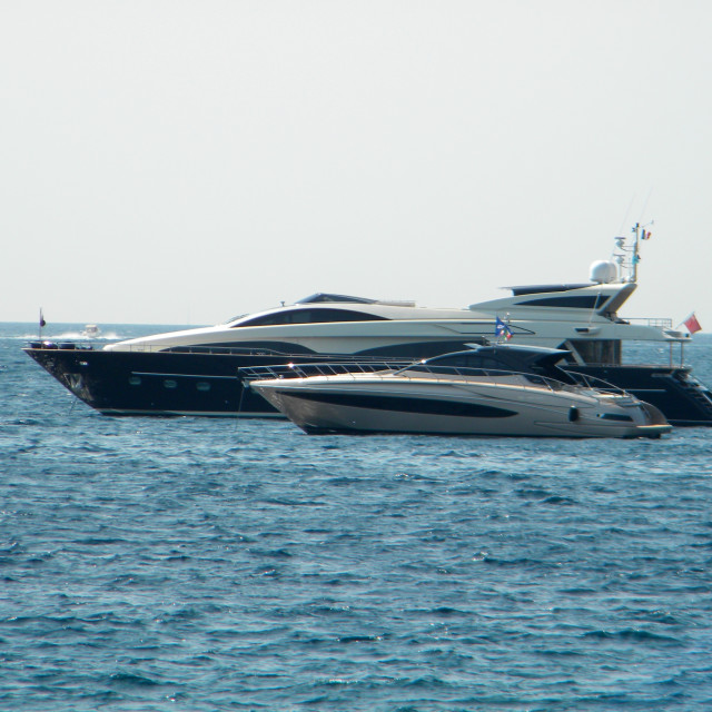 "Two Yachts" by Amit Mendelsohn - £50.00 "Two Yachts" stock image