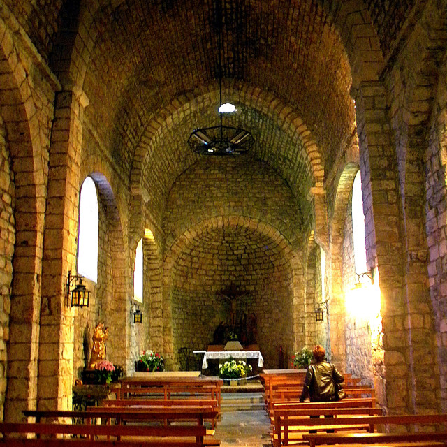 "castelet church" by Amit Mendelsohn - £50.00 "castelet church" stock image