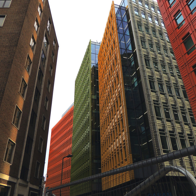 "London - architecture 4" by Amit Mendelsohn - £50.00 "London - architecture 4" stock image