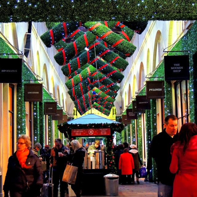 "Covent Garden before Christmas" stock image