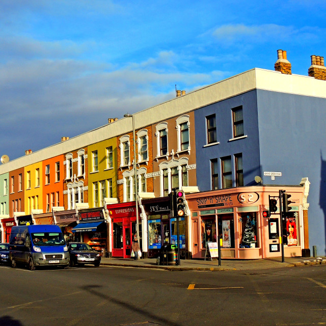 "London's colours" stock image