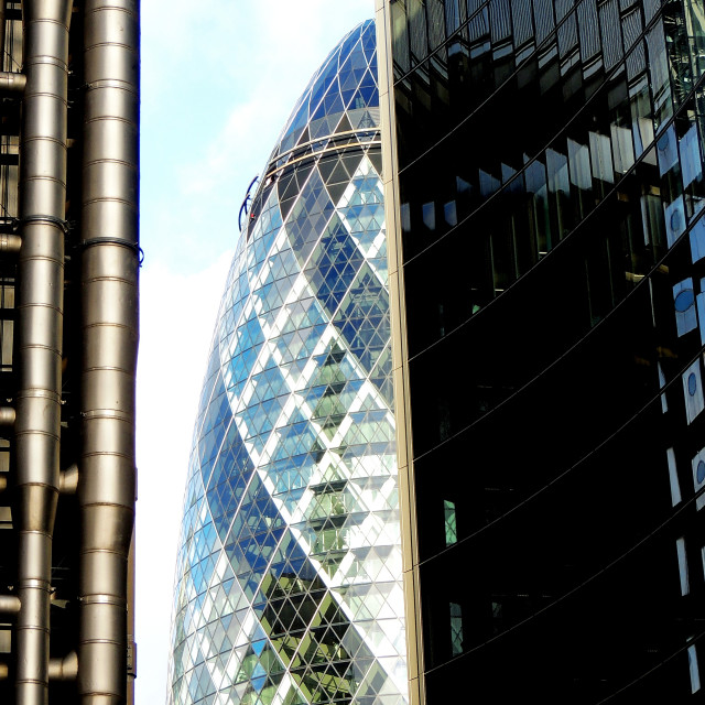 "London - architecture 12" by Amit Mendelsohn - £50.00 "London - architecture 12" stock image