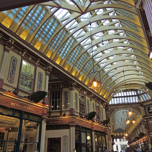"Leadenhall Market" by Amit Mendelsohn - £50.00 "Leadenhall Market" stock image