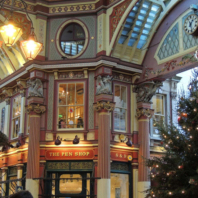 "Leadenhall Market" by Amit Mendelsohn - £50.00 "Leadenhall Market" stock image
