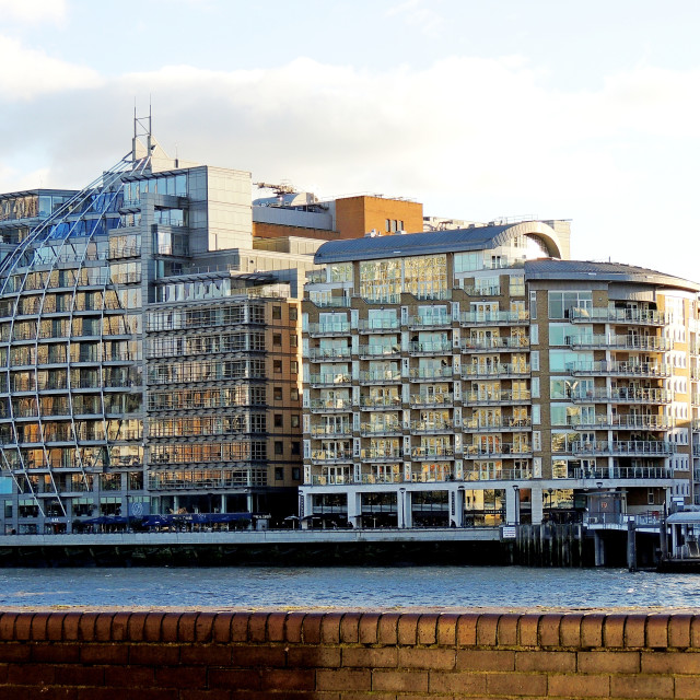 "Riverside house - London" stock image