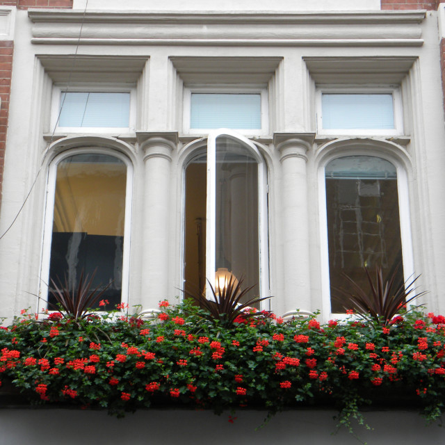 "A window - London" stock image