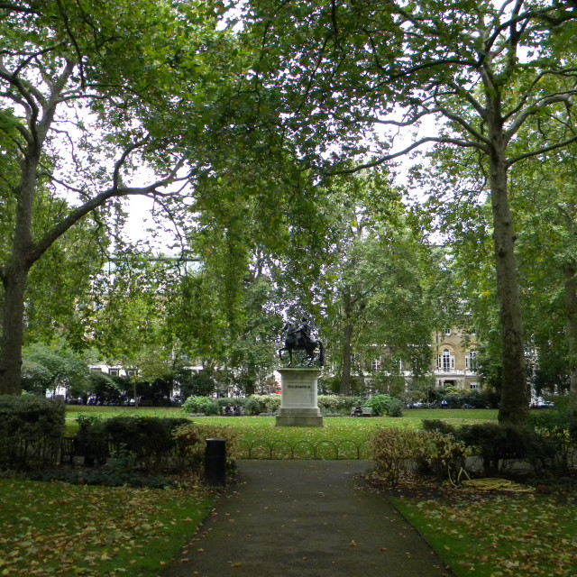 "A park in London" stock image