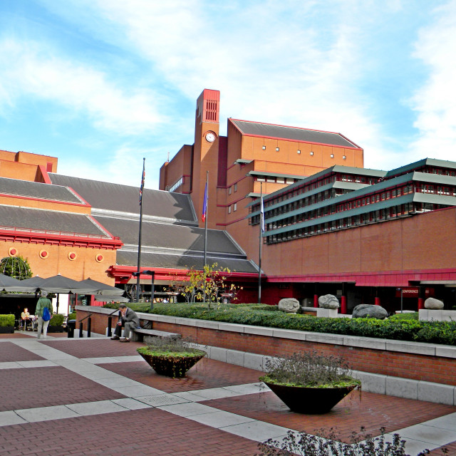 "British library - king cross" by Amit Mendelsohn - £50.00 "British library - king cross" stock image