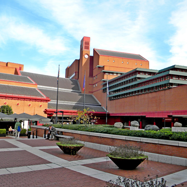 "British library - king cross" stock image