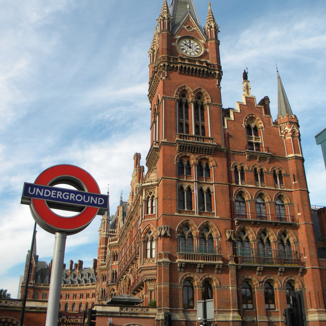 "St. Pancras Renaissance" by Amit Mendelsohn - £50.00 "St. Pancras Renaissance" stock image
