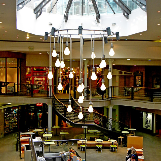 "Shopping center - London" by Amit Mendelsohn - £50.00 "Shopping center - London" stock image