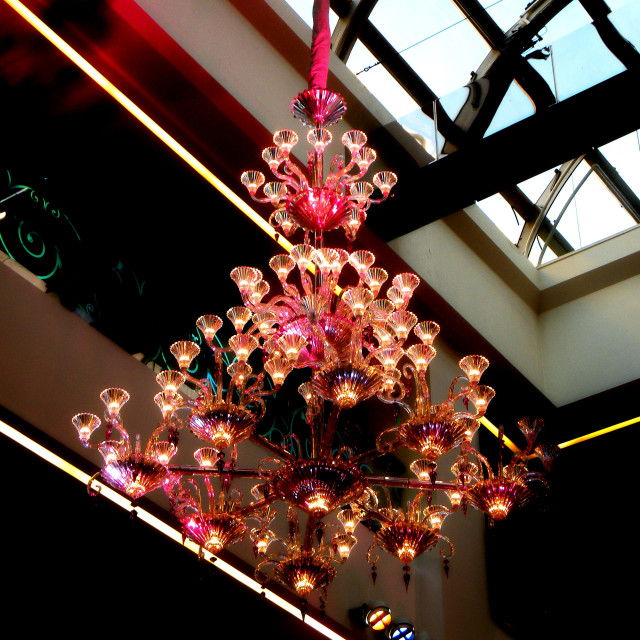 "A lustre in a commercial center" by Amit Mendelsohn - £50.00 "A lustre in a commercial center" stock image