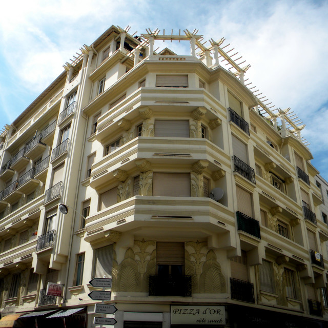 "Art deco In Nice" by Amit Mendelsohn - £50.00 "Art deco In Nice" stock image