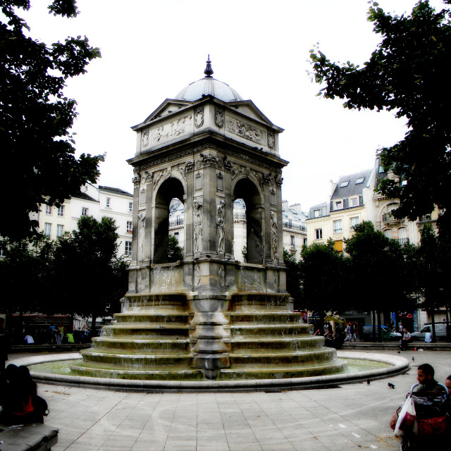 "Paris - Fountain of innocent" by Amit Mendelsohn - £50.00 "Paris - Fountain of innocent" stock image