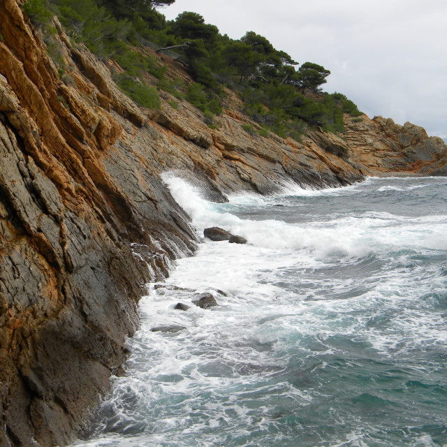 "The coast of La rove" by Amit Mendelsohn - £50.00 "The coast of La rove" stock image