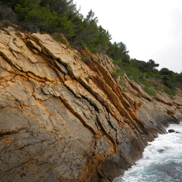 "The coast of La rove" by Amit Mendelsohn - £50.00 "The coast of La rove" stock image