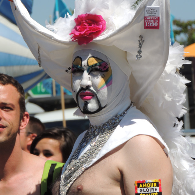 "Pride parade personality 1" by Amit Mendelsohn - £50.00 "Pride parade personality 1" stock image