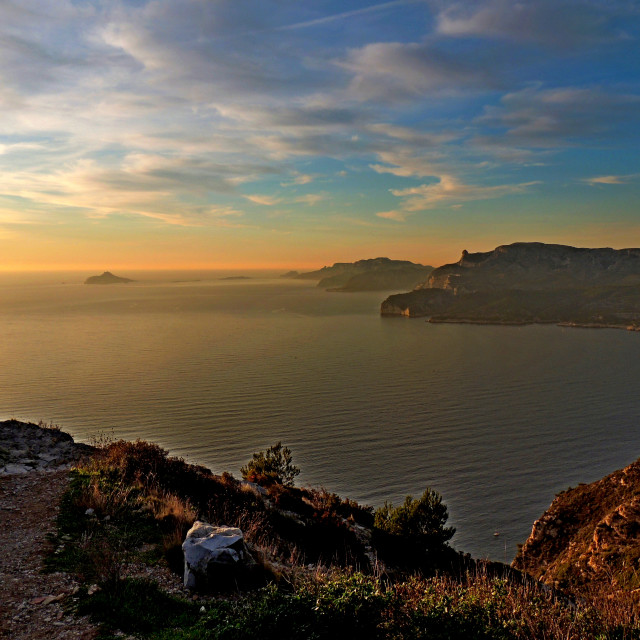 "The coasts of Provence" by Amit Mendelsohn - £50.00 "The coasts of Provence" stock image