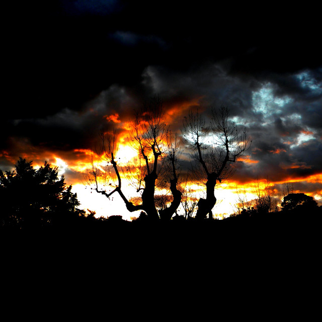 "Sky art 6" by Amit Mendelsohn - £50.00 "Sky art 6" stock image
