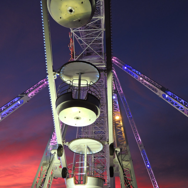 "The wheel in a good light" stock image