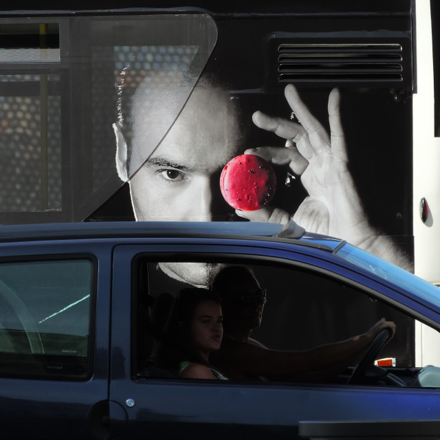 "Macaron anyone?" stock image