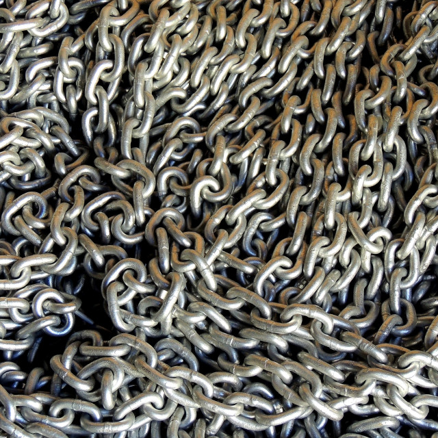 "Chains" by Amit Mendelsohn - £50.00 "Chains" stock image