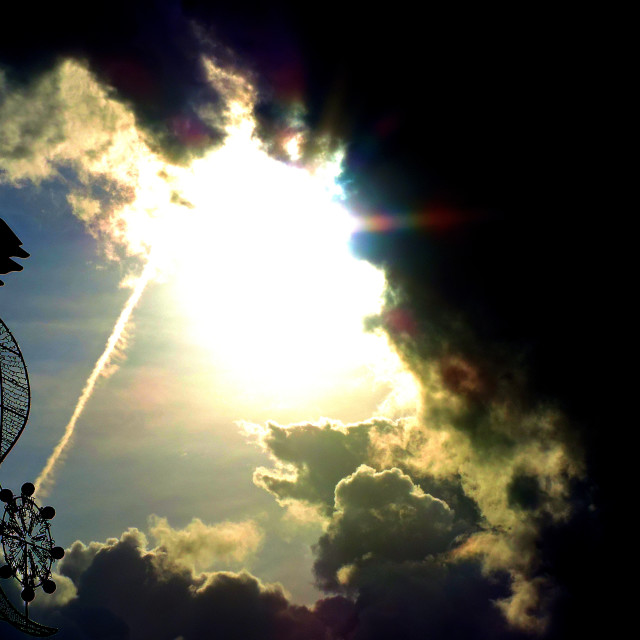 "Fantastic sky 3" by Amit Mendelsohn - £50.00 "Fantastic sky 3" stock image