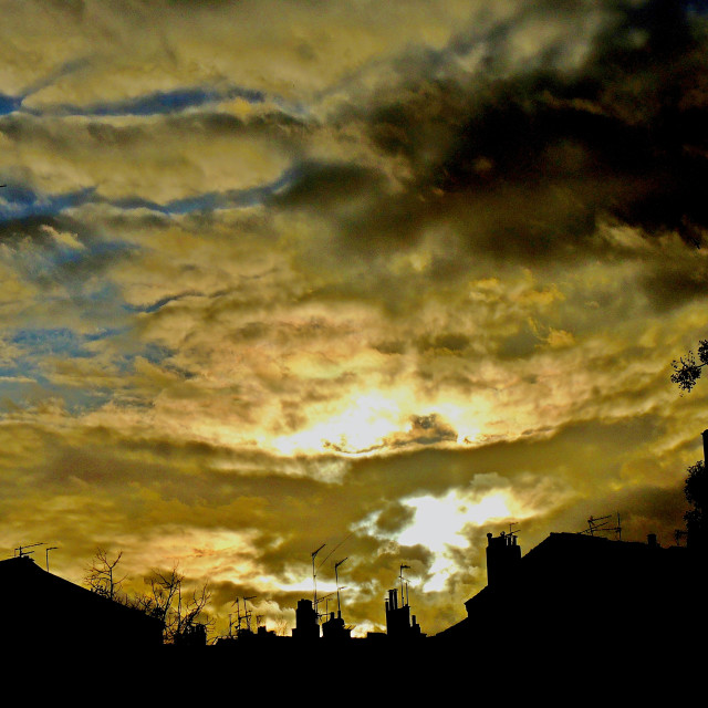 "Fantastic sky" by Amit Mendelsohn - £50.00 "Fantastic sky" stock image