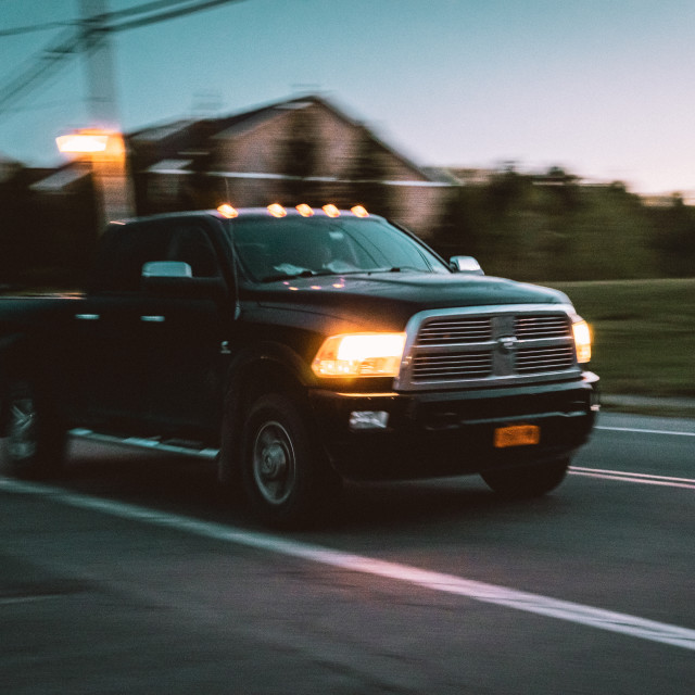 "Cinematic Pickup Sodus Point NY-14" stock image