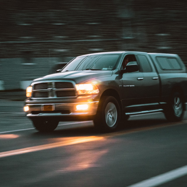 "Cinematic Pickup Sodus Point NY-14" stock image