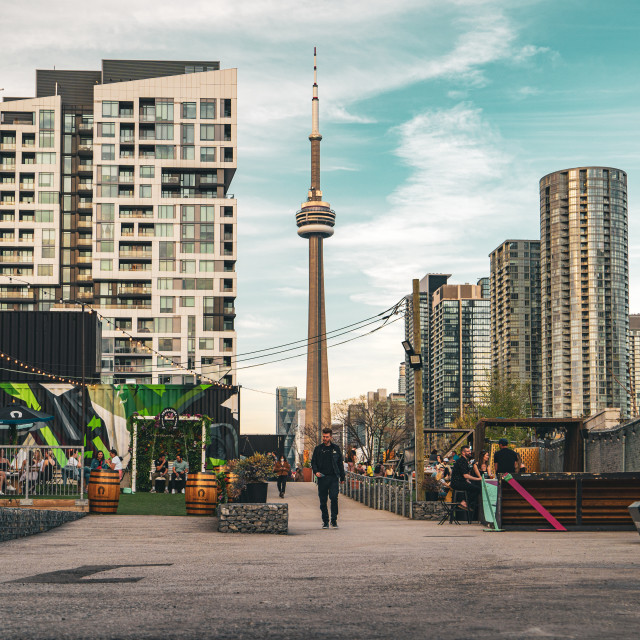 "Stackt Market Toronto Afternoon" stock image